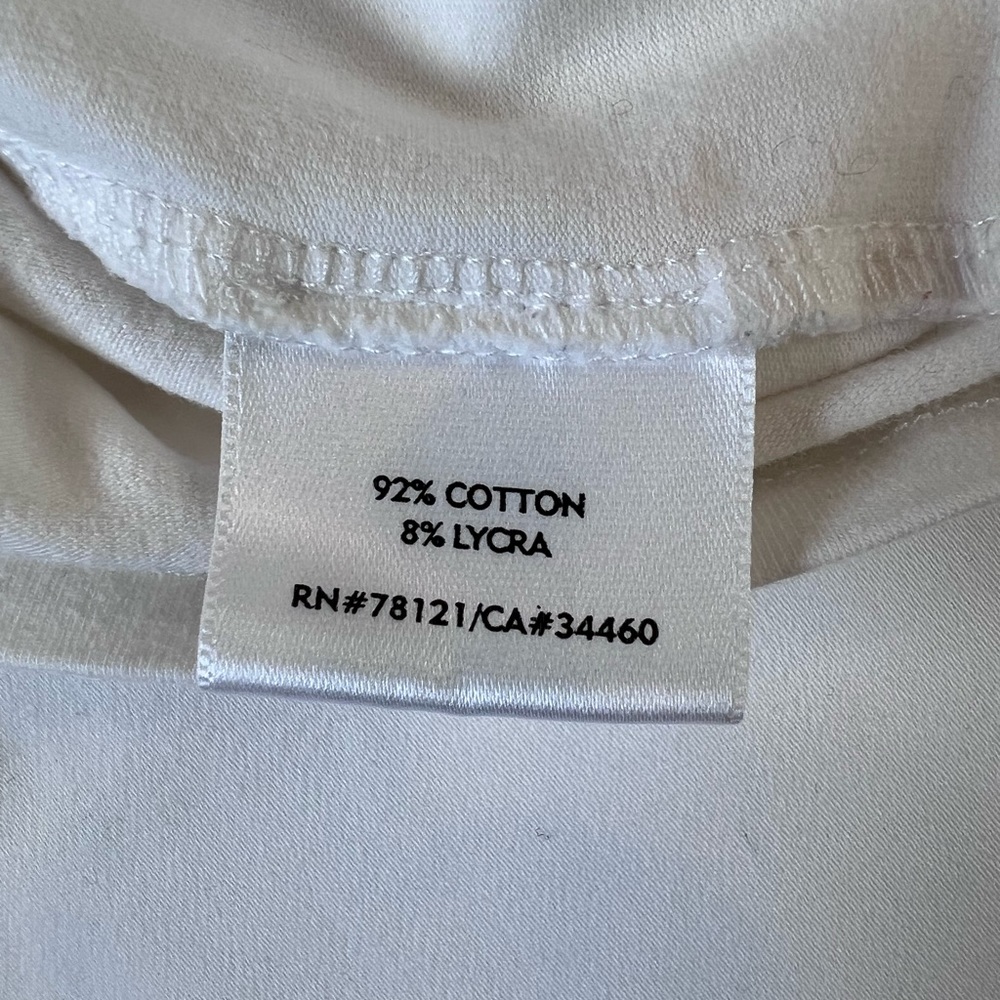Eileen Fisher Women’s White Cotton Tank Top - Picture 8 of 8
